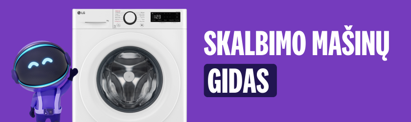 Skalbimo mašinų gidas – padės išsirinkti tinkamiausią įrenginį