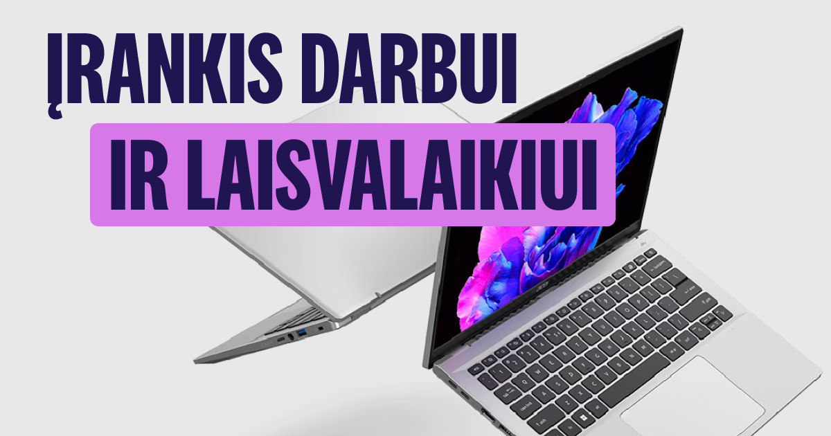 Kaip išsirinkti nešiojamą kompiuterį? Atnaujintas pirkėjo gidas 2025-image