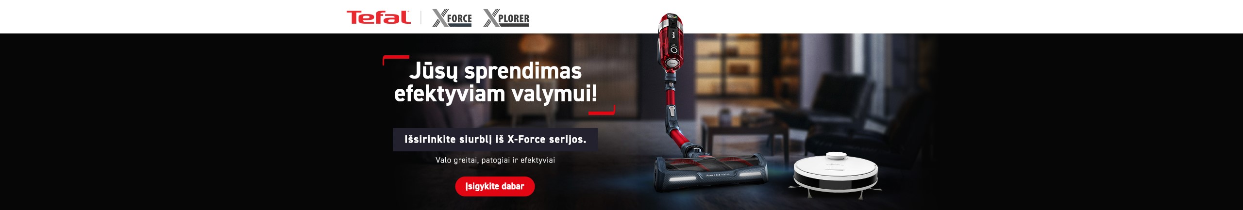 Tefal xforce vacuum