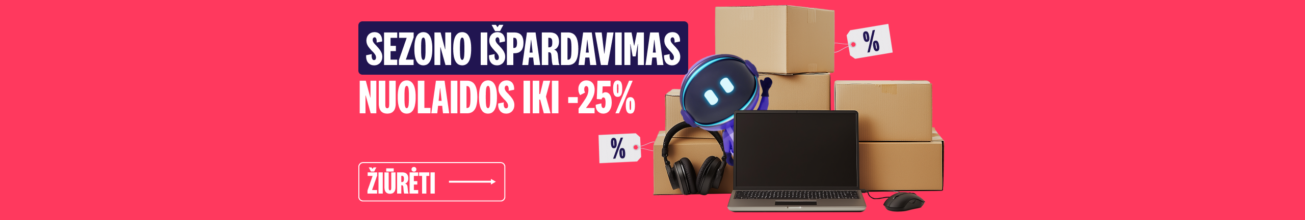 SALE main LP baner with %