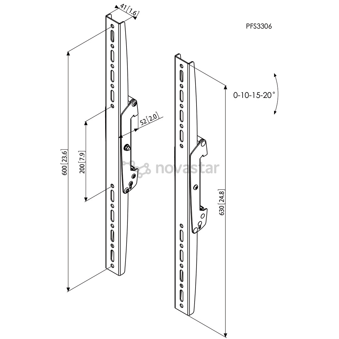 Televizoriaus laikiklio priedas Vogels PFS3306