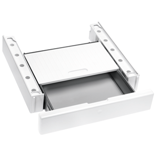 Miele, white - Mounting bracket with drawer WTV511