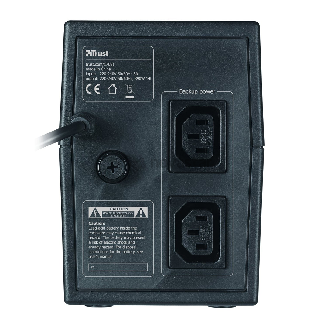 UPS nepertraukiamo maitinimo šaltinis Trust Oxxtron 800VA