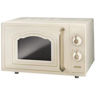 Gorenje, 20 L, 700 W, beige - Retro Microwave Oven with Grill