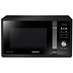 Samsung, 23 л, 800 Вт, черный - Микроволновая печь с грилем MG23F301TAK/BA