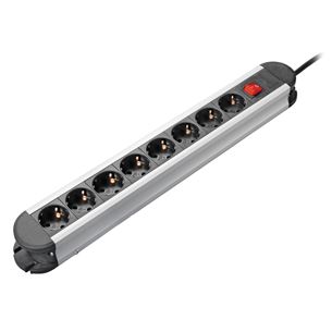 Hama, 8 sockets, 1.5 m, gray - Power strip