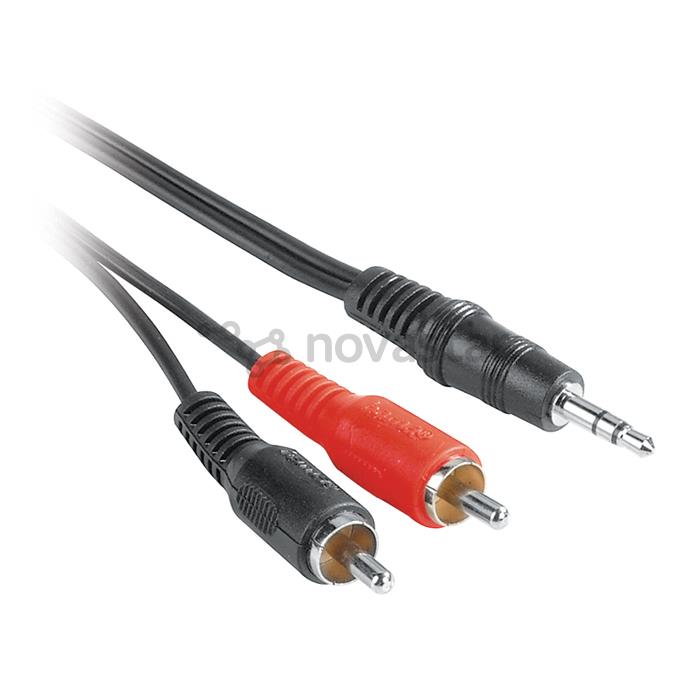 Laidas Hama 3.5mm - 2xRCA, 5m, 00043343