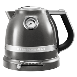 KitchenAid Artisan, pегулировка температуры, 1,5 л, серый - Чайник 5KEK1522EMS