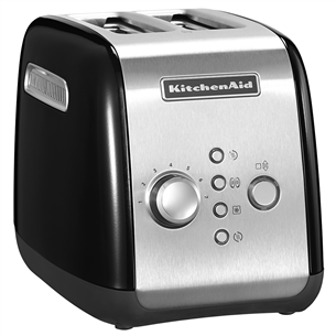 KitchenAid P2, 1100 W, black/inox - Toaster