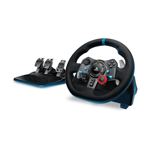 Žaidimų vairas ir pedalai Logitech G29, PS3/PS4/PC