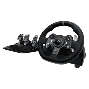 Žaidimų vairas ir pedalai Logitech G920, Xbox One/PC