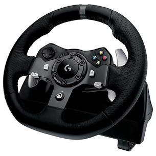 Žaidimų vairas ir pedalai Logitech G920, Xbox One/PC