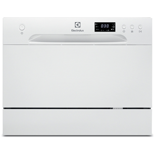 Electrolux, 6 комплектов посуды, белый - Настольная посудомоечная машина ESF2400OW