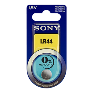 1 x LR44 battery, Sony