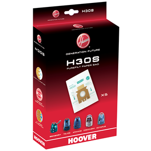 Dulkių siurblių maišeliai Hoover H30S, 5vnt