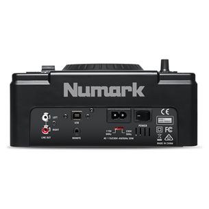 Grotuvas Numark NDX500, CD/MP3/USB, Mac/Windows, Juodas