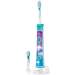 Elektrinis dantų šepetėlis Philips Sonicare Kids, mėlynas/baltas HX6322/04