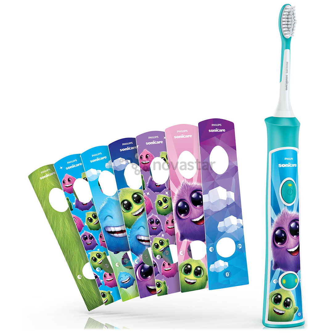 Philips Sonicare For Kids Bluetooth, mėlynas/baltas - Elektrinis dantų šepetėlis
