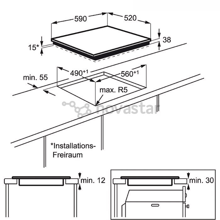 Kaitlentė Electrolux EHF6232FOK