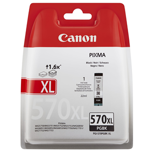 Rašalo kasetė Canon PGI-570 PGBK XL , Juoda 0318C001