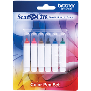 Набор цветных маркеров Brother (6 шт) CAPEN1