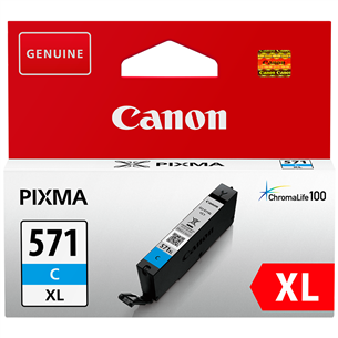 Rašalo kasetė Canon CLI-571XL, Mėlyna 0332C001