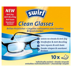 Swirl Clean Glasses, 10 vnt. - Akinių valymo servetėlės CLEANGLASSES2