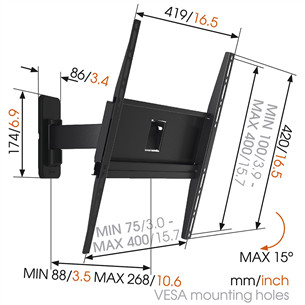 Vogel's MA3030 (32-65"), black - TV wall mount