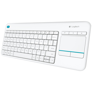 Klaviatūra Logitech K400 Plus, SWE, Belaidė