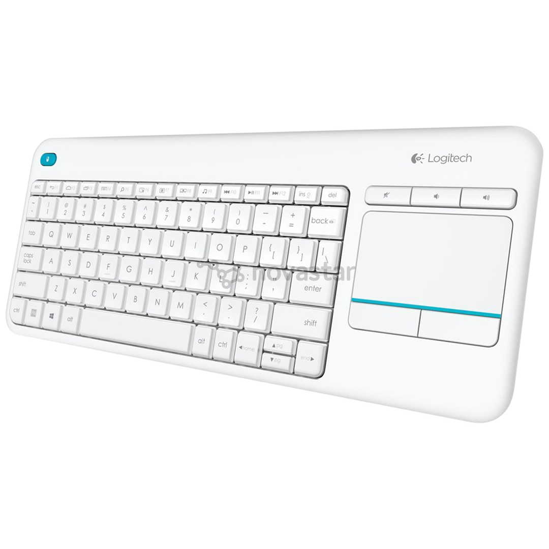 Klaviatūra Logitech K400 Plus, SWE, Belaidė