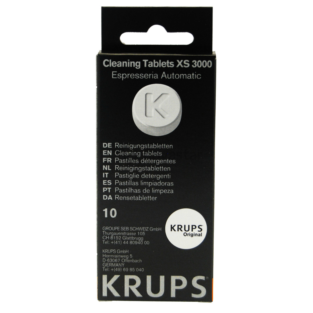 Valymo tabletės Krups XS300010, 10vnt