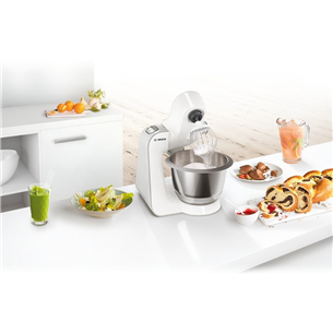 Bosch MUM5 CreationLine, 3.9 L/1.25 L, 1000 W, white/grey - Food processor