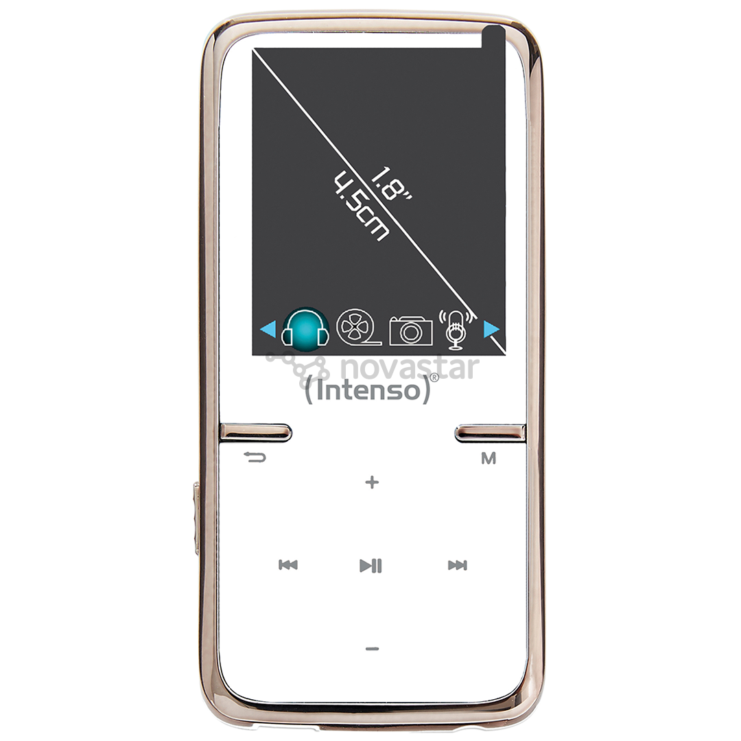 MP4 grotuvas Intenso Video Scooter 8GB, Baltas