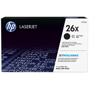 Tonerio kasetė HP 26X, Juoda CF226X