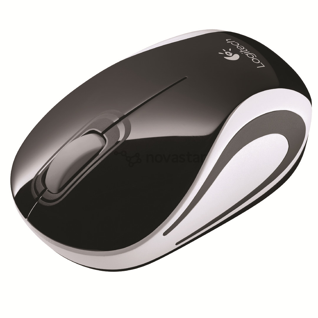 Pelė Logitech M187, Belaidė, Juoda