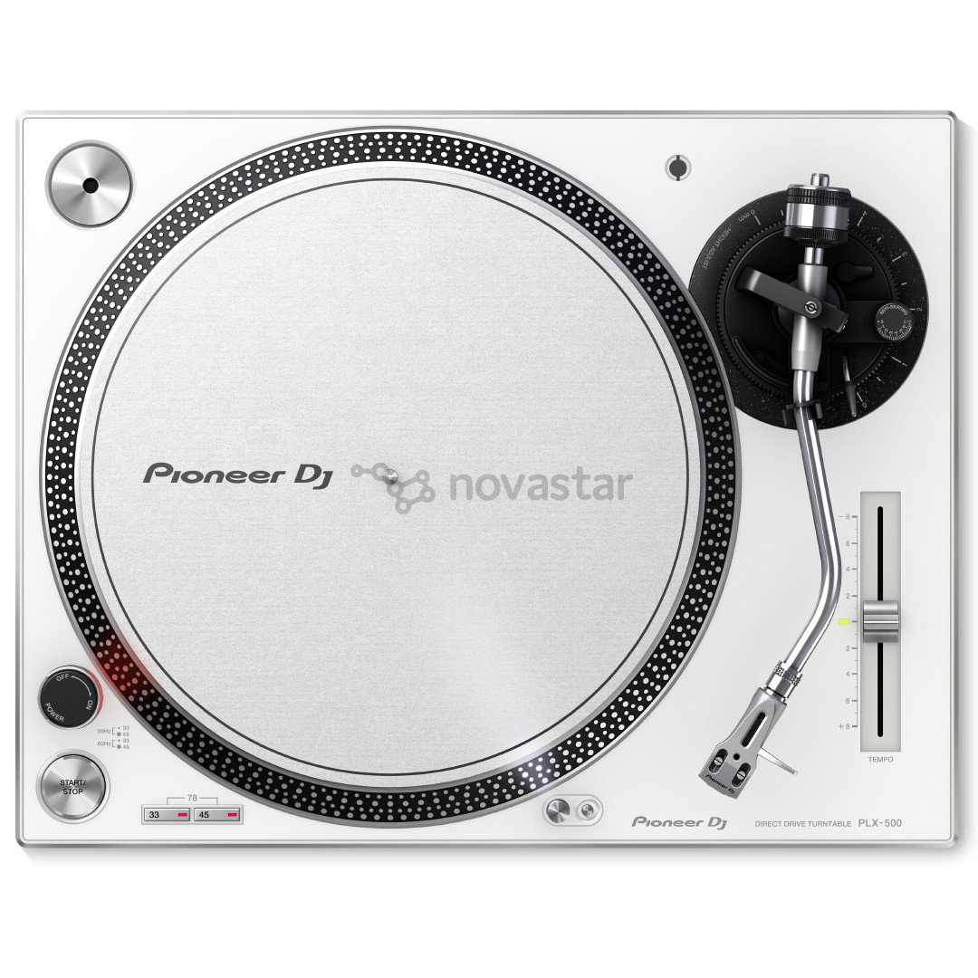 DJ plokštelių grotuvas Pioneer PLX-500, USB, Baltas