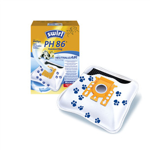 Swirl PH 86 S-bag, 4 vnt. - Dulkių maišeliai