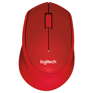 Logitech M330 Silent Plus, тихая работа, красный - Беспроводная оптическая мышь 910-004911