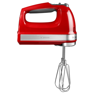 KitchenAid, 85 W, red - Hand mixer