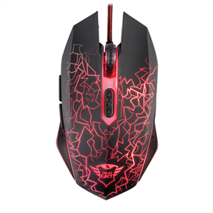 Trust GXT 105 Izza, black/red - Optical mouse 21683