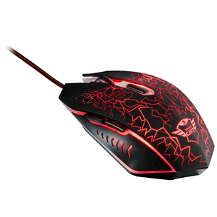 Trust GXT 105 Izza, black/red - Optical mouse