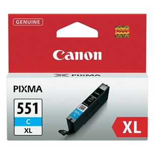 Rašalo kasetė Canon CLI-551XLC (žydra)