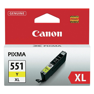 Rašalo kasetė Canon CLI-551XL Y, Geltona 6446B001