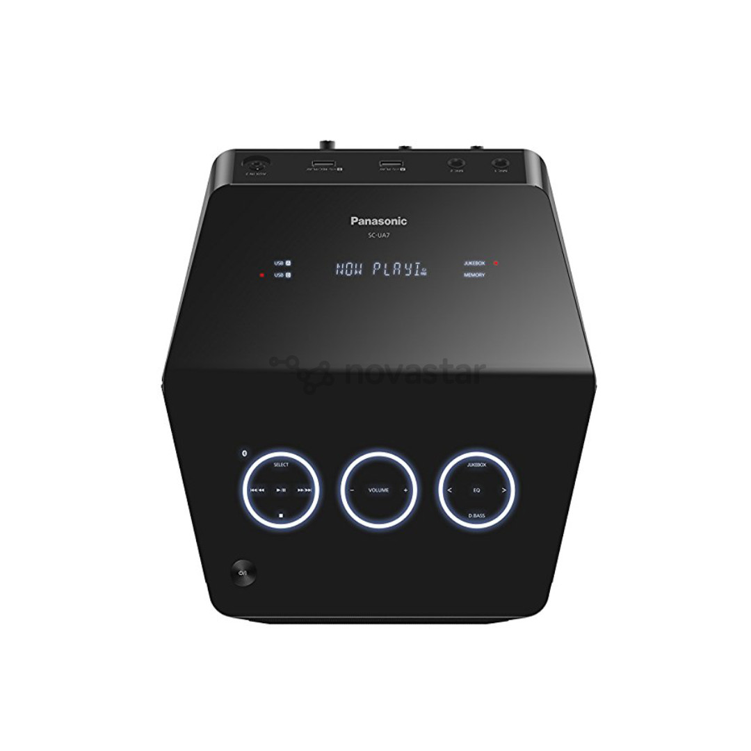 Muzikinis centras Panasonic SC-UA7, Juodas