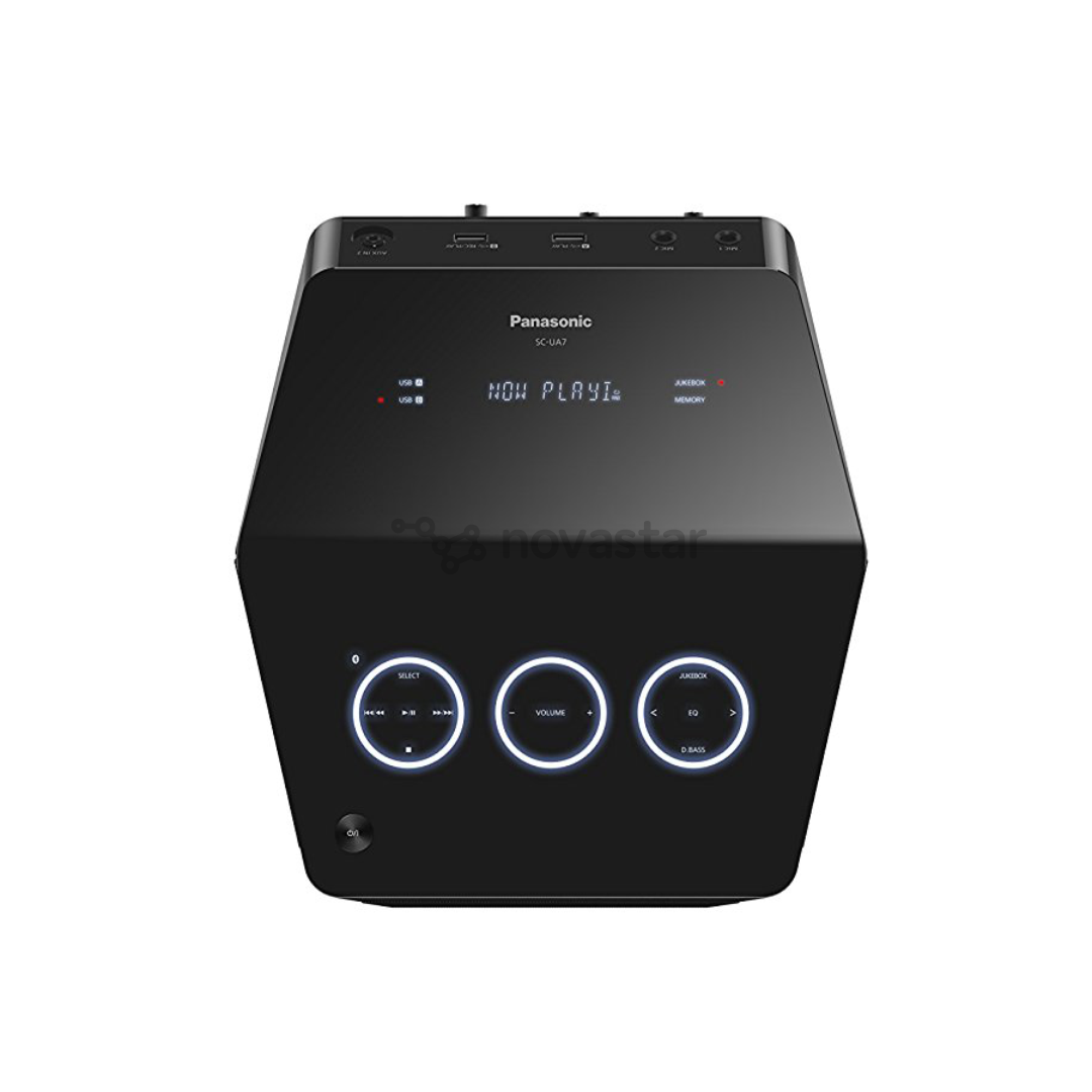 Muzikinis centras Panasonic SC-UA7, Juodas