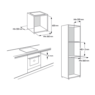 Orkaitė Whirlpool AKZM8480WH