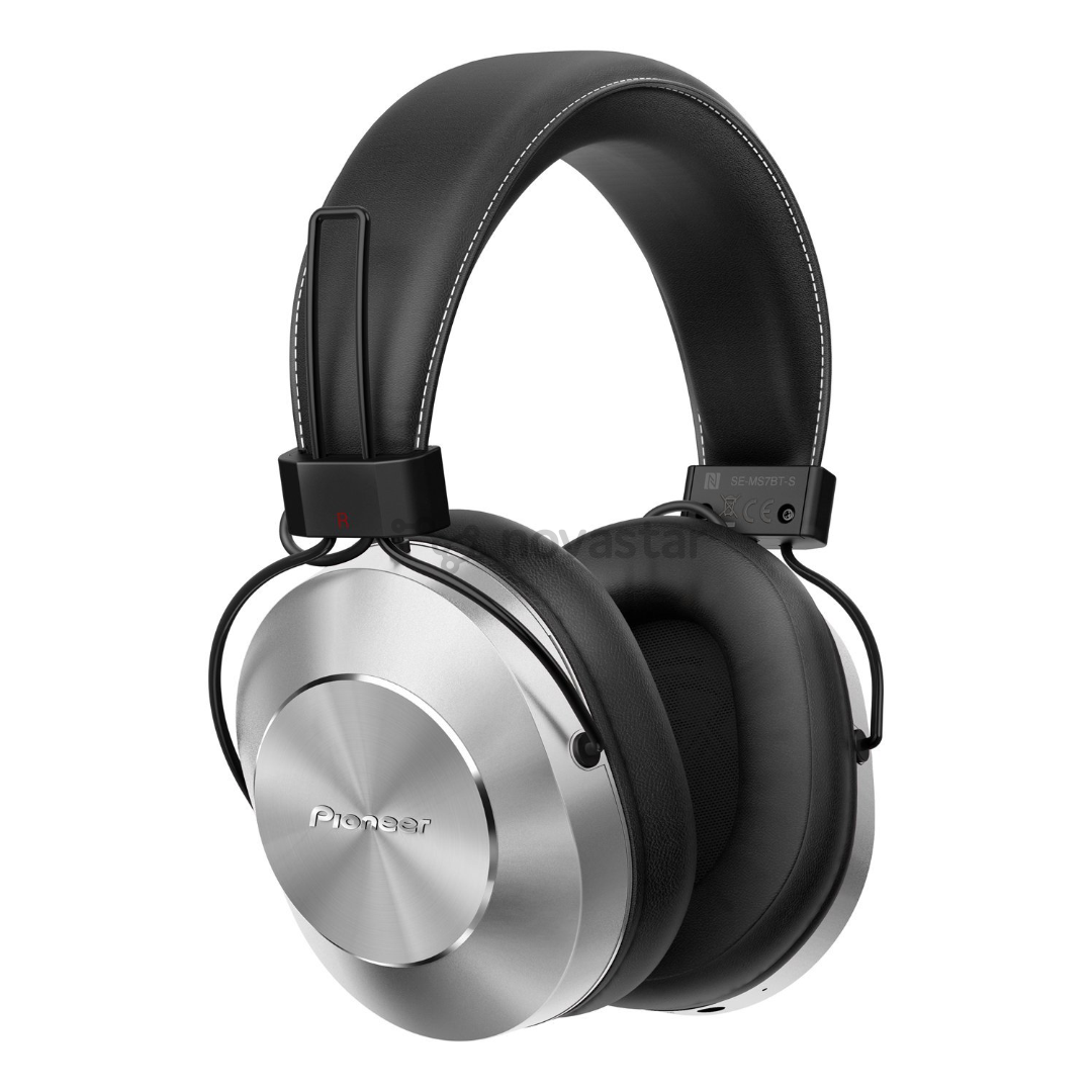 Ausinės Pioneer SE-MS7BT, belaidės, Sidabrinės