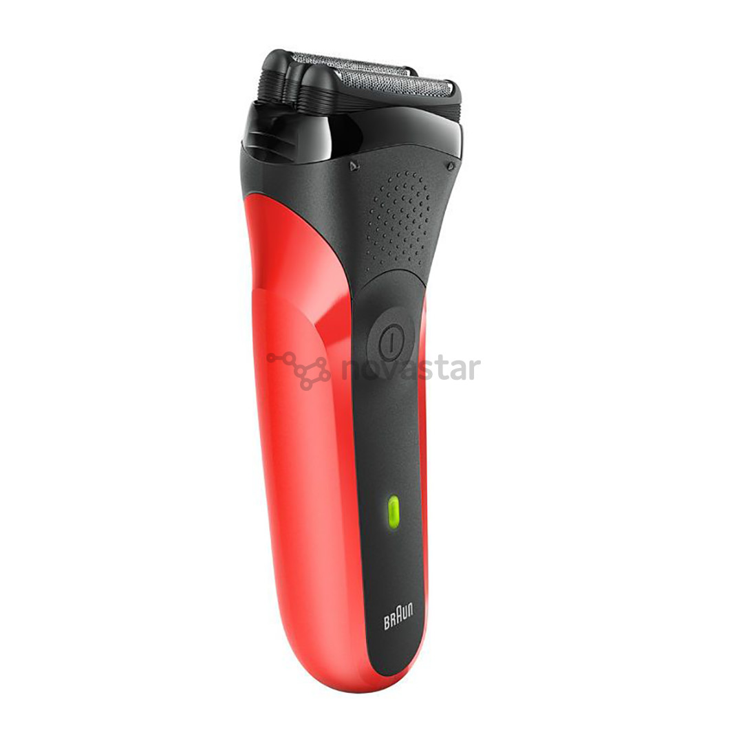 Braun Series 3, black/red - Shaver