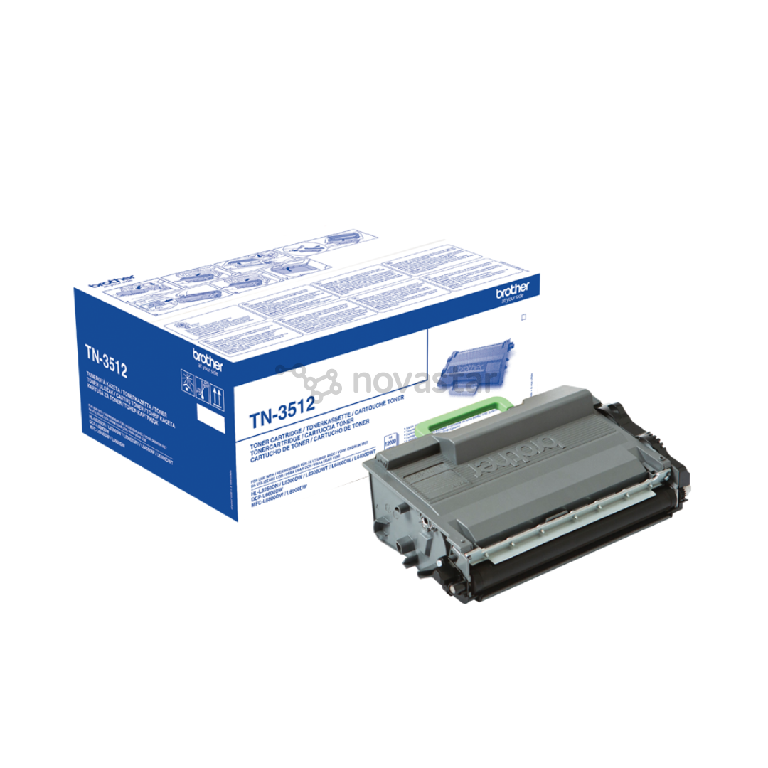 Dažų kasetė Brother TN-3512, Juoda
