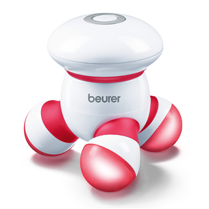 Beurer, white/red - Mini-massager